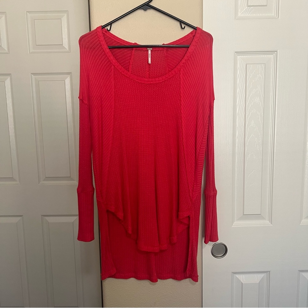Free People Pink Knit Top